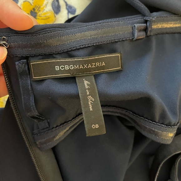 BCBG strapless navy dress - Picture 5 of 5